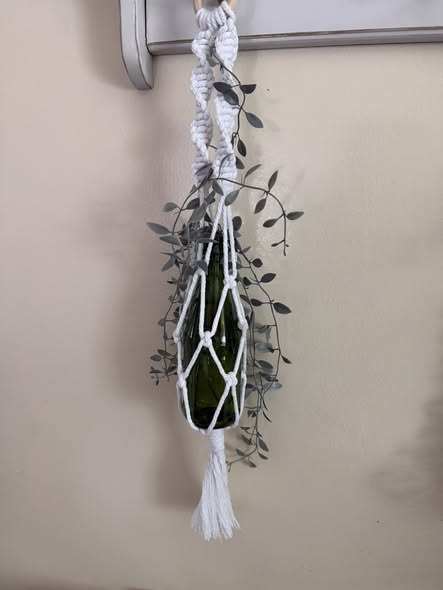 Macrame Lantern Small Bottle
