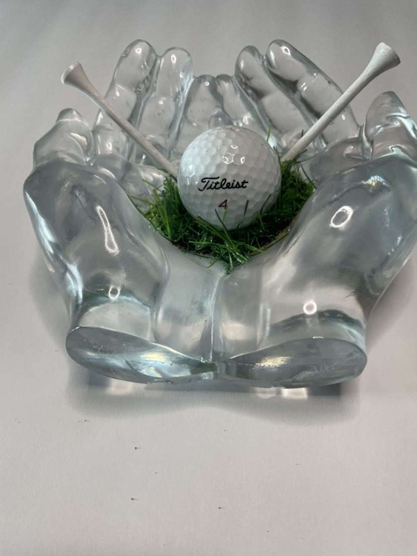 Golf-Themed Resin Hands